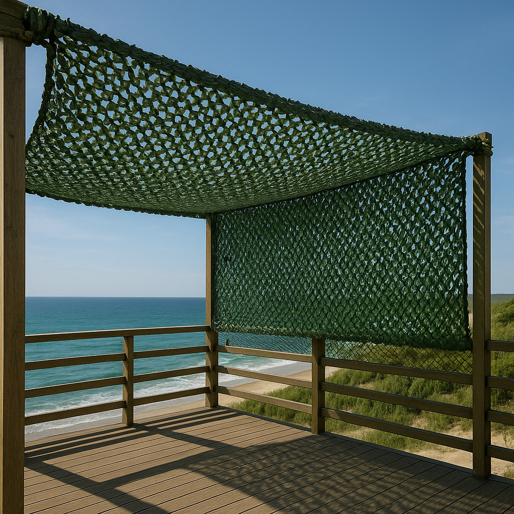 Filet de camouflage vert