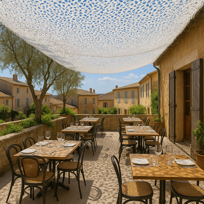 Filet de camouflage blanc