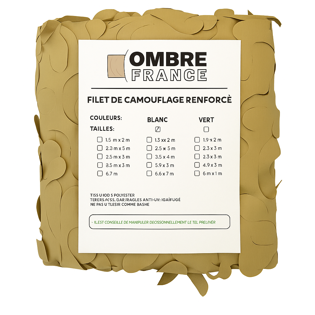 Filet de camouflage sable