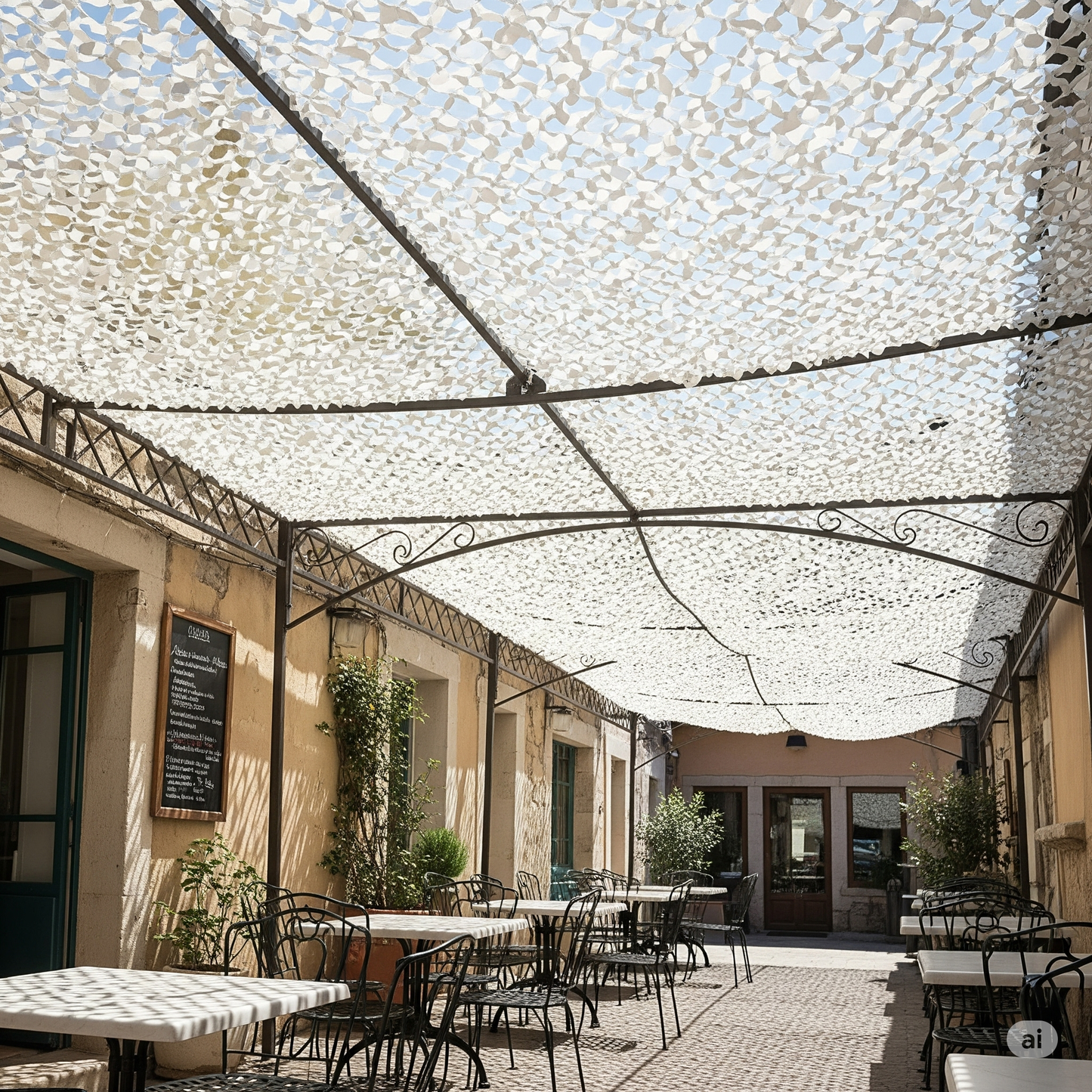 Filet de camouflage blanc